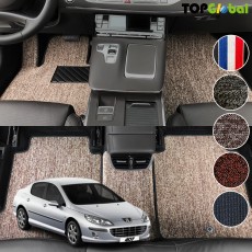 티오피 푸조 407 중형 세단 왜건 순정형 디자인 매트 실내매트 트렁크매트